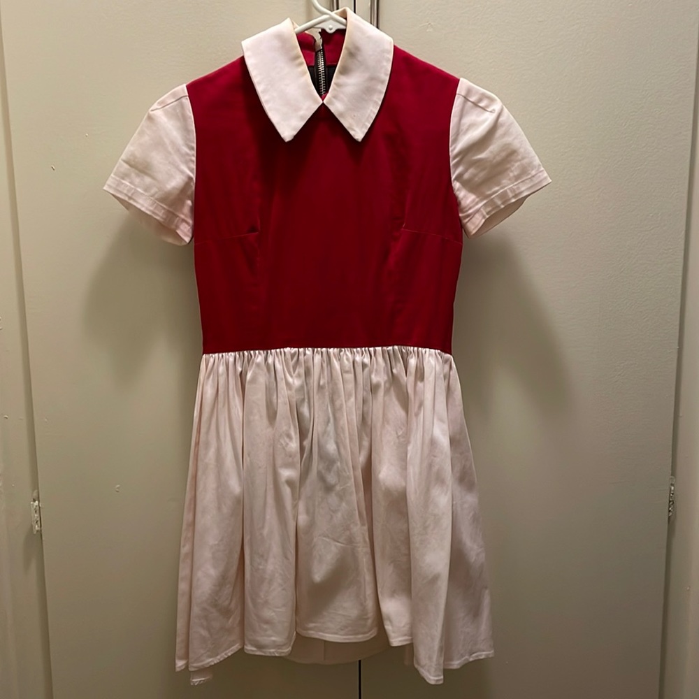 Deandri xs collar mini dress open back - Picture 2 of 6